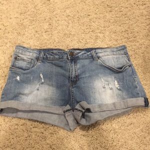Jean shorts